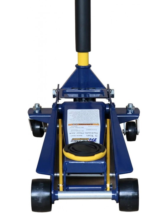 Aain® Heavy duty 3 Ton Floor Jack, Steel Hydraulic Service Jack Quick Rise With Double Pump Quick Lift, Blue HT3300