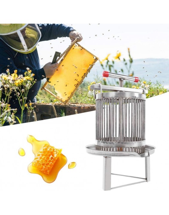 Honey Presser Multifunctional Durable Rust Proof Beekeeping Tool for Wax Presser