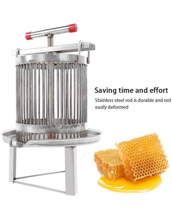 Honey Presser Welding Technology Stainless Steel Durable Rust Proof Beekeeping Tool for Wax Presser for Beekeeping