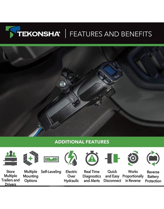 Tekonsha 90195 P3 Electronic Brake Control , silver, Single