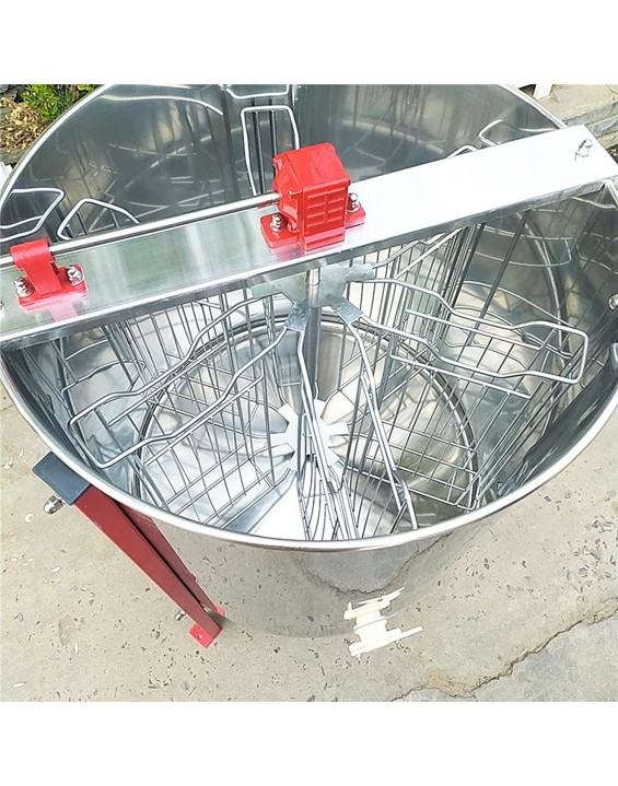 BJYX 6 Frames Honey Extractor Separator, Extraction Apiary Centrifuge Equipment, Food Grade Stainless Steel Honeycomb Beekeeping Pro Extraction Apiary Centrifuge Equipment