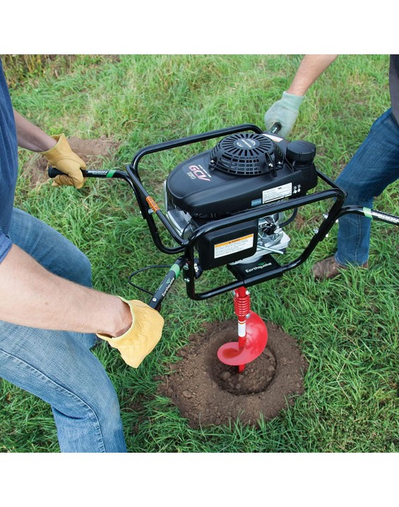EARTHQUAKE 9800H 2-Person Earth Auger Powerhead with 160cc 4-Cycle, Black