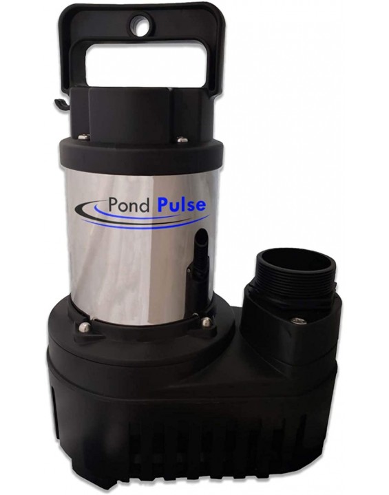 HALF OFF PONDS Pond Pulse 6,500 GPH Hybrid Drive Submersible Pump for Ponds, Water Gardens and Pond Waterfalls w/ 30' Power Cord