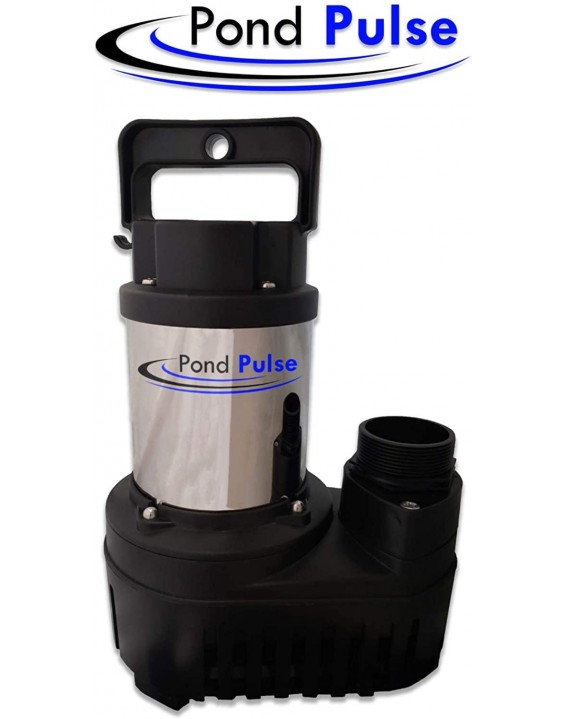 HALF OFF PONDS Pond Pulse 6,500 GPH Hybrid Drive Submersible Pump for Ponds, Water Gardens and Pond Waterfalls w/ 30' Power Cord