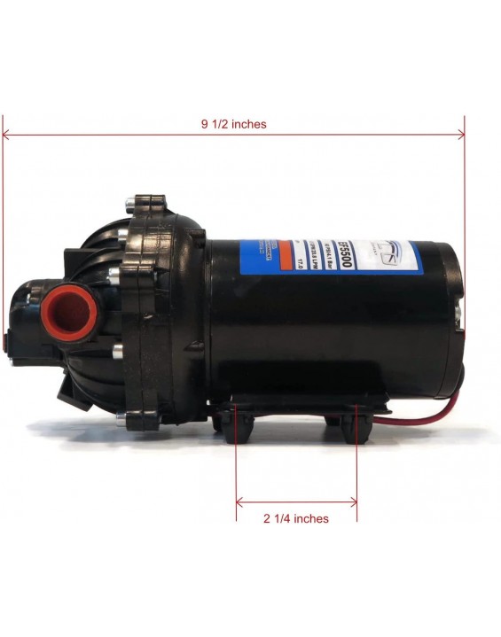 Everflo EF5500 Diaphragm/Demand Water Transfer Pump 5.5 GPM 12V Volt 60 psi