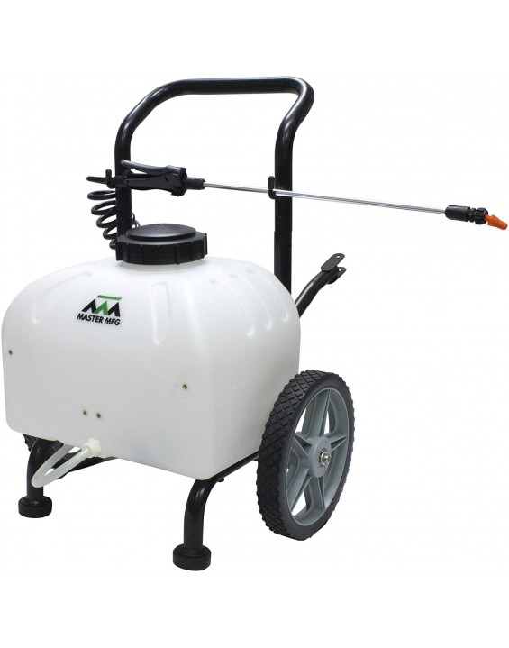 Master Gardener Rechargeable Cart Sprayer - 12 Volt, 9-Gallon Capacity, Model Number PCD-E3-009B-MM