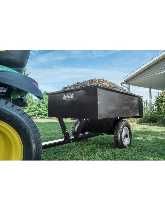 Agri-Fab 45-0101 750-Pound Max Utility Tow Behind Dump Cart, Black