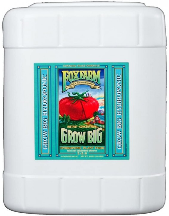 Fox Farm FX14013 Grow Big Liquid Vegetative Fertilizer, 5 Gallon