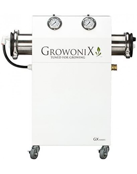 GROWONIX GX1000 Reverse Osmosis System Ultra High Flow Rate Water Purification Filter for Hydroponics Gardening Growing Drinking H20 Coffee Point of use On Demand Purifier Most Efficient Eco