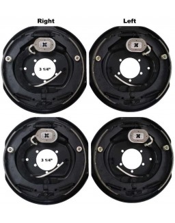 2 Sets 12x2 Electric Trailer Brake Assembly for 7000 lb Axle Trailers 12