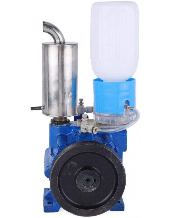 DNYSYSJ Automatic Cow Milking Machine Vacuum Pump Milker Portable Livestock Milking Equipment with Milker Bucket Barrel 110V