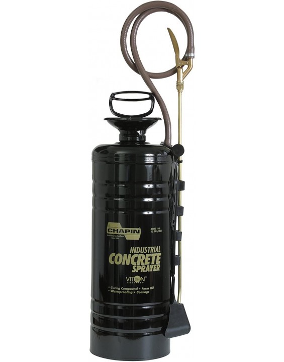 Chapin International 1449 Industrial 3.5-Gallon Professional Concrete Funnel Top Sprayer, Black