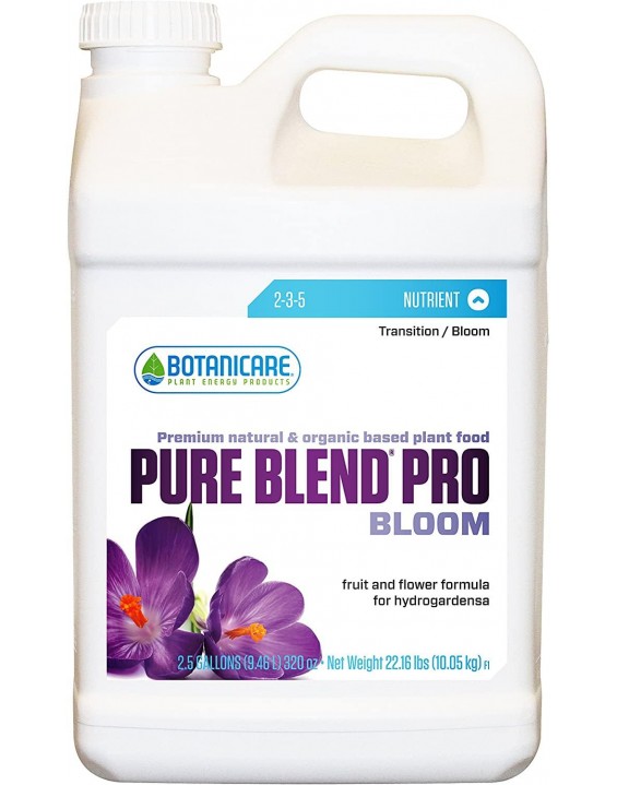 Botanicare Pure Blend PRO Bloom Soil Nutrient 2-3-5 Formula, 2.5-Gallon (2-Pack)