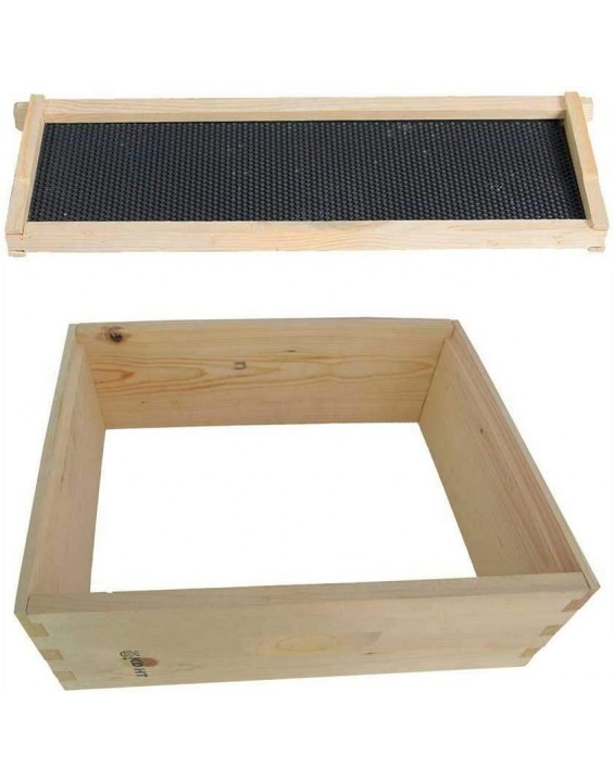 GL-1SK Beekeeping Beehive Includes Box, Spacer, Frames and Foundations