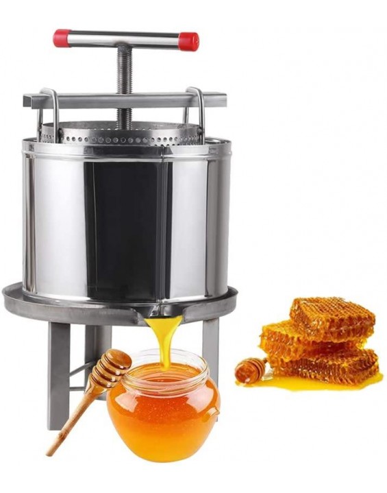 AnEssOil Home Manual Crank Stainless Steel Honey Extractor Honeycomb Spinner Beekeeping Equipment Beeswax Machine