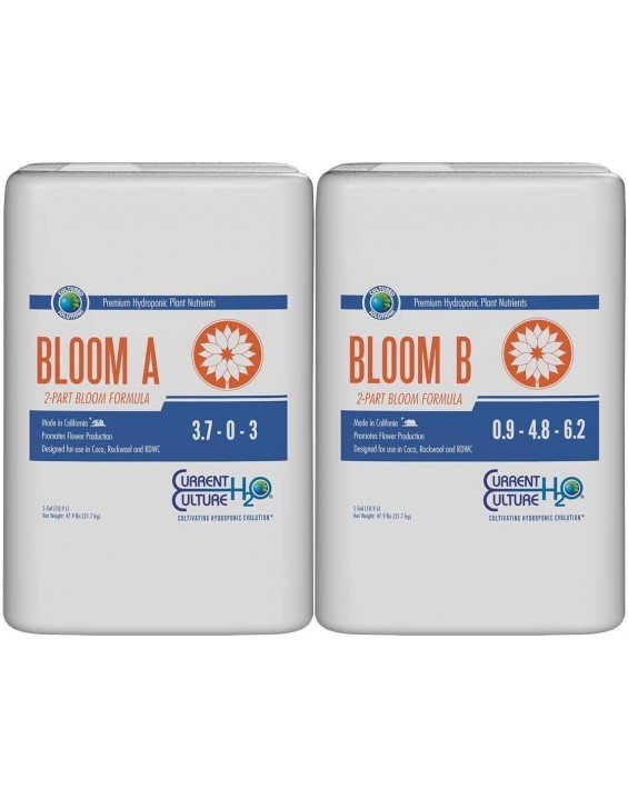Cultured Solutions Bloom A + Bloom B Set (5 Gallon Jugs)