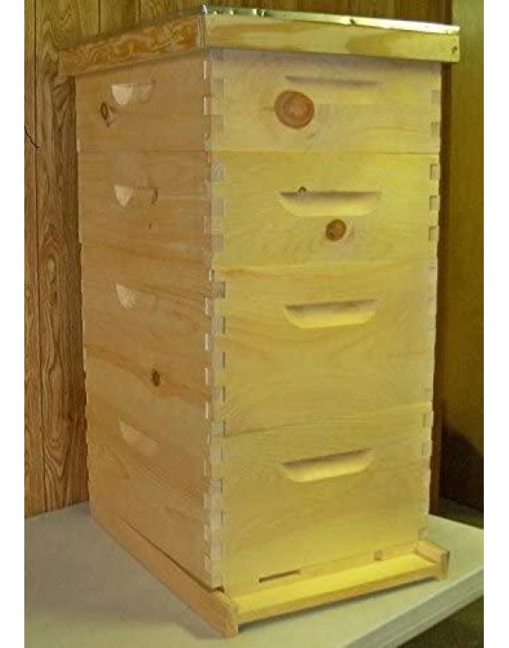 Cutler Supply, Inc Deluxe Beekeeping Starter Kit, Complete Hive, Tools, Jacket/Gloves, Smoker