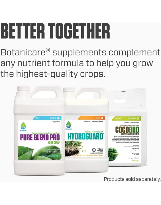 Botanicare Cal-Mag Plus, A Calcium, Magnesium, And Iron Plant Supplement, Corrects Common Plant Deficiencies, Add To Water Or Use As A Spray, 2-0-0 NPK, 5 Gallon