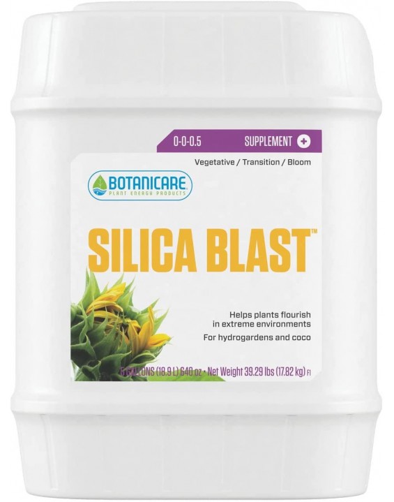 Botanicare Silica Blast - Liquid Supplement, For Use in Containers or Hydroponic Gardens, 5 gal.