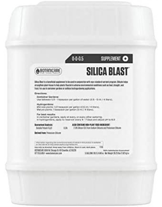 Botanicare Silica Blast - Liquid Supplement, For Use in Containers or Hydroponic Gardens, 5 gal.