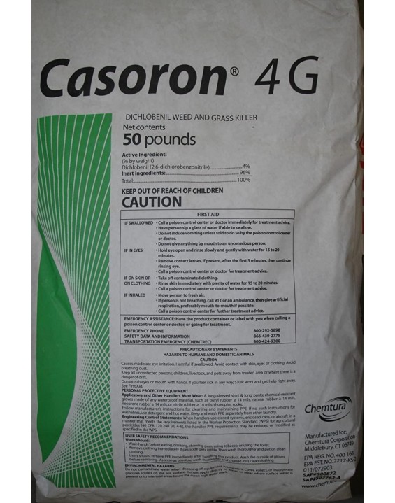 Casoron 4G (50 Pound bag) Mulch Bed Weed Inhibitor