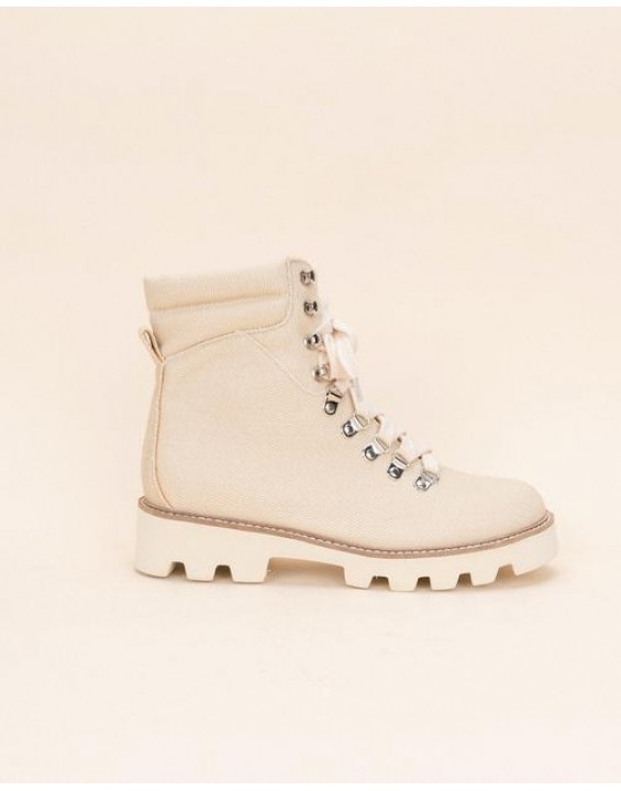 Sweeney Canvas Lace Up Boot