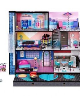 LOL Surprise OMG House Real Wood Dollhouse With 85+ Surprises for Kids Ages 8+