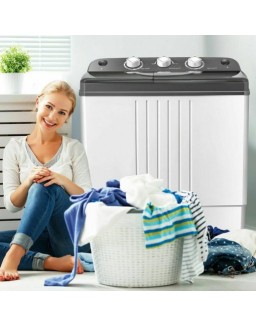 Combo 20LBS Portable Semi-Automatic Mini Washer And Dryer Machine