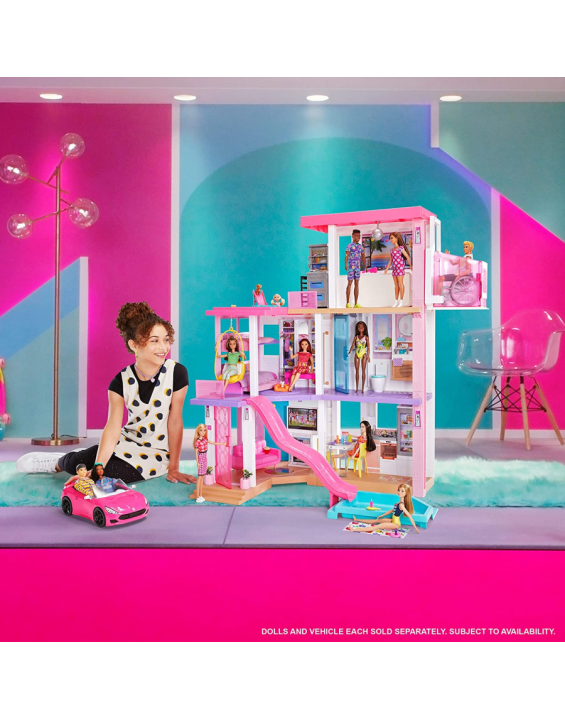 Barbie Dreamhouse (3.75-ft) 3-Story Dollhouse Playset