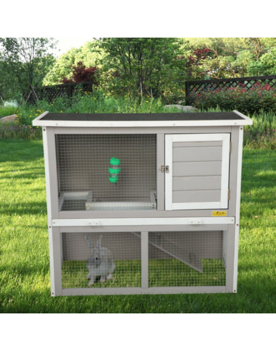 Large Indoor Outdoor Rabbit Hutch Bunny Cage House 3ft – 5 Colors